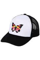 C.C Hand Painted Abstract Butterfly Trucker Cap - Charming Charlie