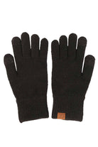 Black C.C Soft Recycled Fine Yarn Gloves, This beautiful gloves design gives you the ability to highlight and/or contrast many different outfits. Stay warm and soft with this gloves especially in the cold weather. Perfect pair to holiday season, outdoor activity, camping, running, skiing and holiday shopping. Keep yourself cozy and warm.