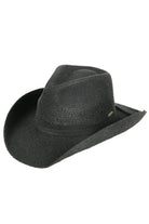 Black C.C Terry Cloth Band Trim Cowboy Hat offers both style and functionality. The terry cloth band adds a touch of comfort to the classic cowboy hat design. Perfect for protecting from the sun while staying cool and chic. Made with high-quality materials, this hat is a must-have for any fashion-forward enthusiast.