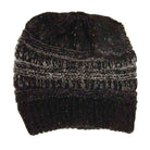 Black Flecked Ombre CC Beanie Tail offers expert craftsmanship with its soft, flecked yarn that creates a subtle ombre effect. Designed to comfortably fit all head sizes, this beanie tail provides warmth while allowing the perfect ponytail or bun to peek through, combining practicality with style. Ideal for cooler days, it’s a functional accessory that seamlessly blends comfort with a modern, casual look. 