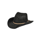 Black/Silver Add instant shine to any western look with this C.C Brand sequin cowboy hat. Whether you're heading to a country concert, music festival, or just want to turn heads at brunch, this hat delivers bold sparkle without the weight. Designed for comfort and built to stand out, it's your new favorite party-ready accessory.
