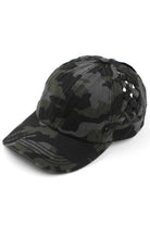 BlackCamo C.C WEAVON BASKET CRISS-CROSS PONYCAP is a stylish and functional accessory for any outfit. Made with high-quality materials, this cap features a unique criss-cross design, providing both style and comfort. Stay protected from the sun while looking your best with this trendy ponycap.