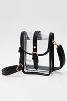 Black Clear Crossbody Stadium Concert Transparent Bag is expertly crafted to comply with venue security standards while offering practical functionality. Its fully transparent design enables swift security checks, and the adjustable crossbody strap provides comfortable, hands-free wear. Made from durable, lightweight materials, this bag is perfect for concerts, sports events, and festivals, ensuring your belongings stay secure and easily accessible throughout the event.