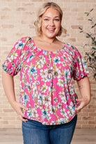 Bloom So Bright Floral Top - Charming Charlie