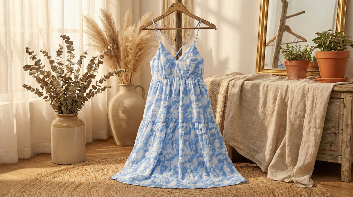 Woven Strap Short Dress - Charming Charlie