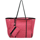 Blush Large Tote Bag Women Work Bag Purse Neoprene Zip. Add something special to your outfit! This fashionable bag will be your new favorite accessory. Ideal for parties, events, holidays, pair these tote bags with any ensemble for a polished look. Versatile enough for carrying through the week, ultra lightweight to carry around all day. Perfect Birthday Gift, Anniversary Gift, Mother's Day Gift, Graduation Gift, Valentine's Day Gift.