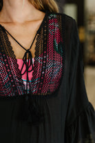 Boheme Bay Swim Cover Up in Black - Charming Charlie