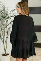 Boheme Bay Swim Cover Up in Black - Charming Charlie