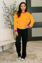Bold Comfort Contrast Drop Shoulder Pullover - Charming Charlie