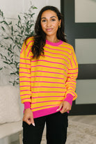 Bold Comfort Contrast Drop Shoulder Pullover - Charming Charlie