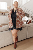 Gather Round Aztec Shacket - Charming Charlie