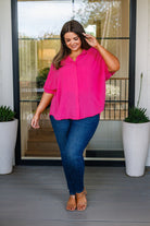 Bounding Beauty Button Down Blouse - Charming Charlie