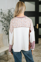 Brick by Brick Color Block Top - Charming Charlie