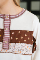 Brick by Brick Color Block Top - Charming Charlie