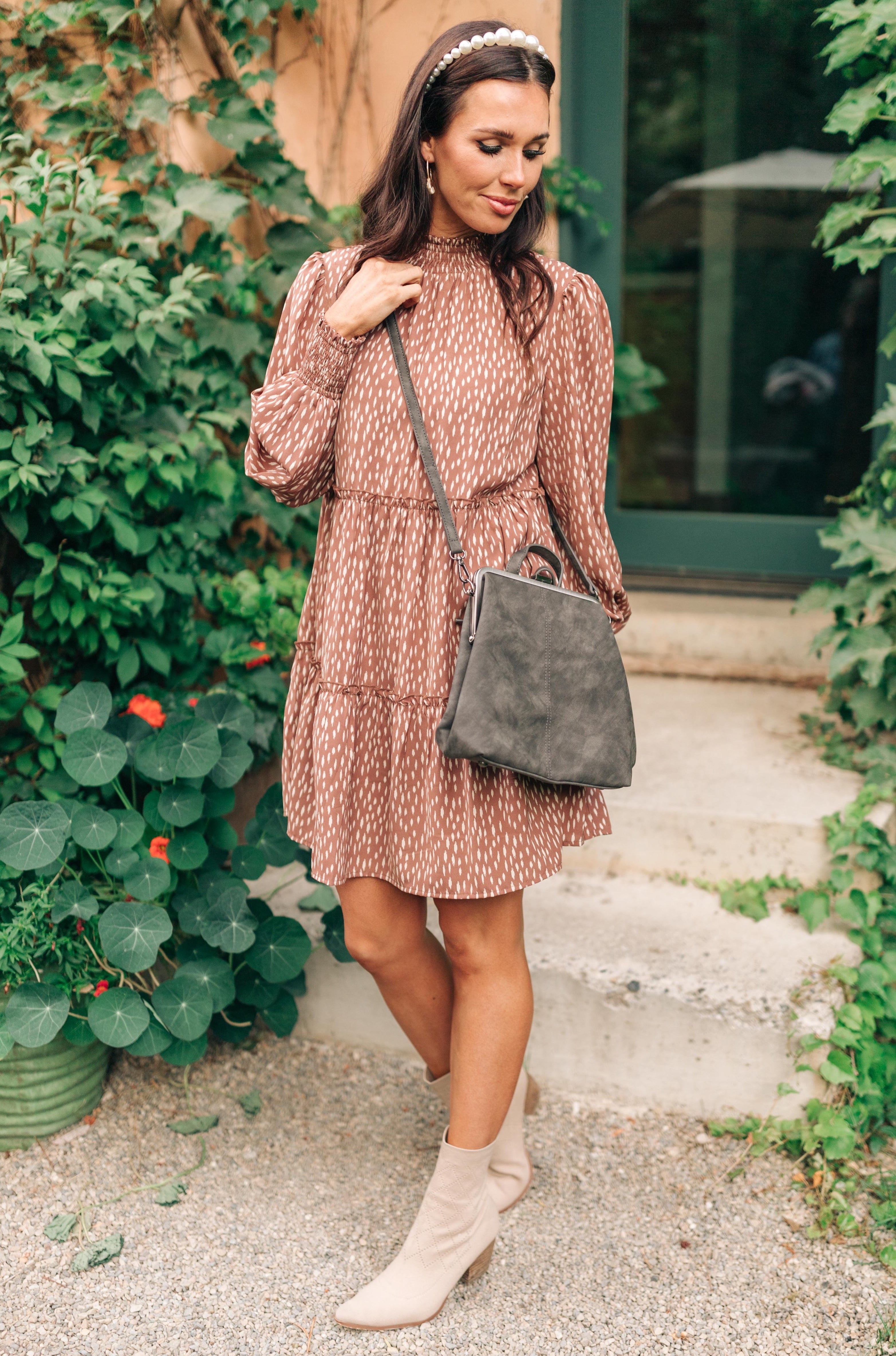 Bridget Backpack in Charcoal - Charming Charlie