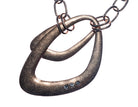 Rose Gold Link Double Pendant Necklace With Rhinestone And Earring Set - Charming Charlie