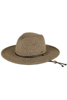 Brown C.C Panama Sun Hat is the perfect addition to your summer wardrobe. Made with quality materials, this hat provides excellent sun protection and a touch of style. Keep cool and protected while looking fashionable with the C.C Panama Sun Hat.