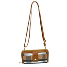 Brown Stylish Vegan Leather Crossbody Purse, This gorgeous Purse is going to be your absolute favorite new purchase! It features with adjustable and detachable handle strap, upper zipper closure, back pocket with zipper closure, and front with magnetic flap cover. Ideal for keeping your money, bank cards, lipstick, and other small essentials in one place. It's versatile enough to carry with different outfits throughout the week.
