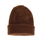 Brown Unisex Distressed C.C. Beanie combines timeless style with everyday comfort. Crafted with a soft, breathable fabric, its distressed finish adds a subtle vintage edge, making it a versatile accessory for any wardrobe. Designed to fit all head sizes comfortably, this beanie provides warmth without sacrificing breathability, ideal for layering in cooler weather or adding a casual touch to your look year-round. 