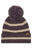 Brown Wrap yourself in cozy chic with the C.C Two Tone Stripe Yarn Pom Beanie. Its vibrant stripes and playful pom-pom effortlessly elevate any winter outfit. Crafted for both warmth and style, this beanie is the perfect accessory for your daily adventures or a thoughtful gift for a fashion-forward friend. Embrace the season in style – get yours today!