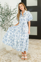 Budding Romance Collared Button-Down Dress - Charming Charlie