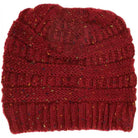 Burgundy Flecked Beanie Tail CC Beanie combines functional warmth with stylish design. Crafted from a soft, flecked knit fabric, it offers durable comfort for cold weather. Its signature tail silhouette adds a modern twist, providing a relaxed fit that accommodates various hairstyles. Ideal for outdoor activities or everyday wear, this beanie ensures you stay cozy while maintaining a polished look.