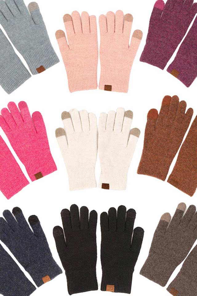 C.C Soft Recycled Fine Yarn Gloves, This beautiful gloves design gives you the ability to highlight and/or contrast many different outfits. Stay warm and soft with this gloves especially in the cold weather. Perfect pair to holiday season, outdoor activity, camping, running, skiing and holiday shopping. Keep yourself cozy and warm.