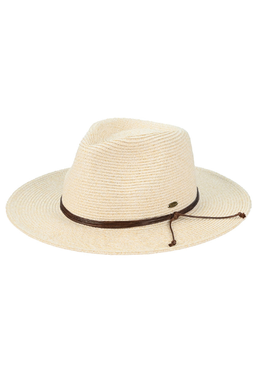 C.C String Trim Band Panama Sun Hat - Charming Charlie