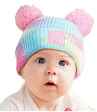 C.C Tie Dye Baby Beanie C.C Rubber Patch Double Yarn Pom, before taking your baby running out the door into the cool air, you’ll want to reach for this toasty beanie to keep your baby incredibly warm. Accessorize the fun way with this faux fur pom pom hat, it's the autumnal touch you need to finish your outfit in style. Awesome winter gift accessory! Perfect Gift Birthday, Christmas, Stocking Stuffer, Secret Santa, Holiday, Anniversary, Valentine's Day, Loved One.