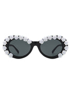 Vystra - Oval Flower Round Fashion Women's Sunglasses - Charming Charlie