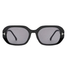 Nexis - Geometric Square Thick Frame Fashion Sunglasses - Charming Charlie