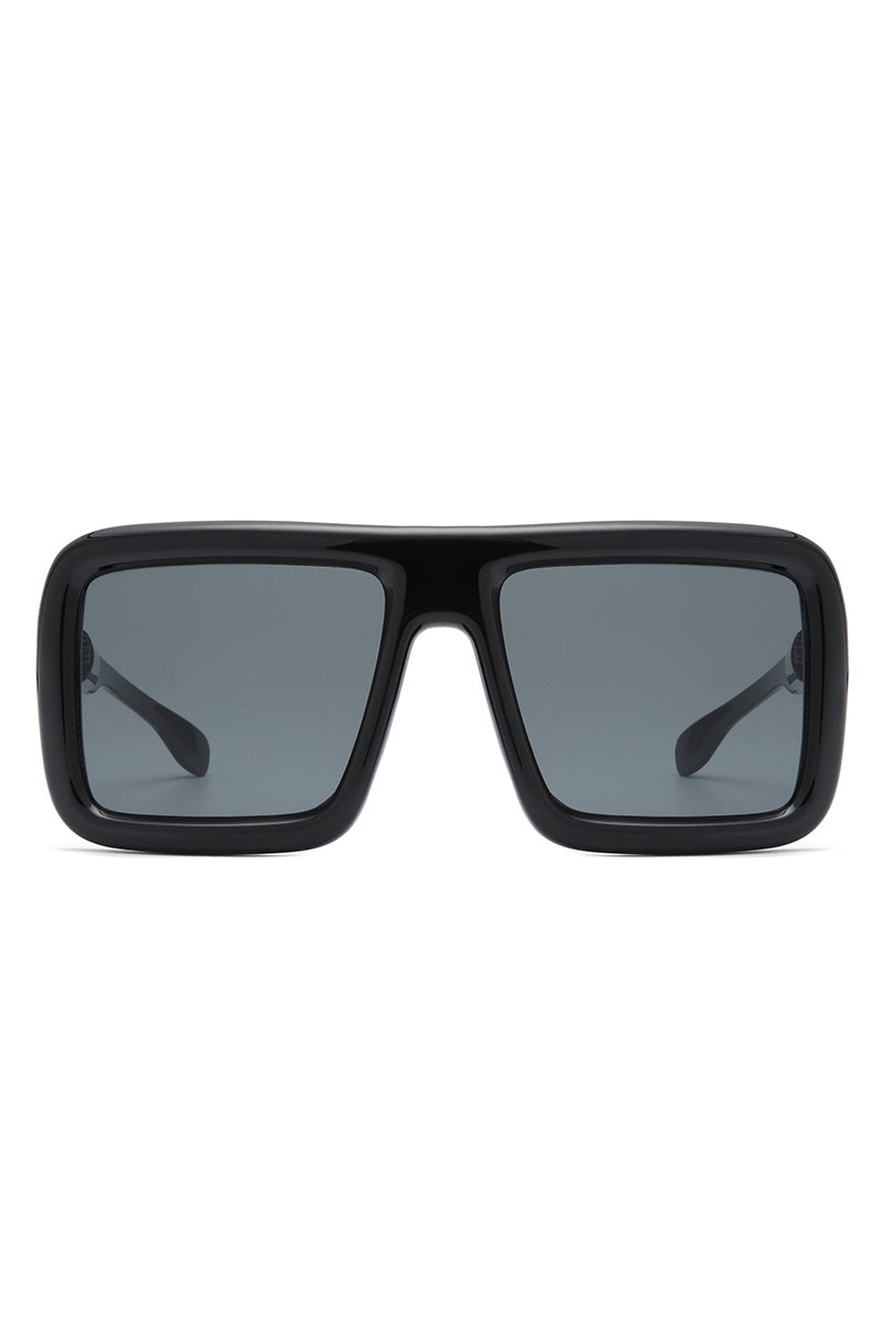 Hype - Oversized Square Flat-Top Women's Fashion Sunglasses - Charming Charlie