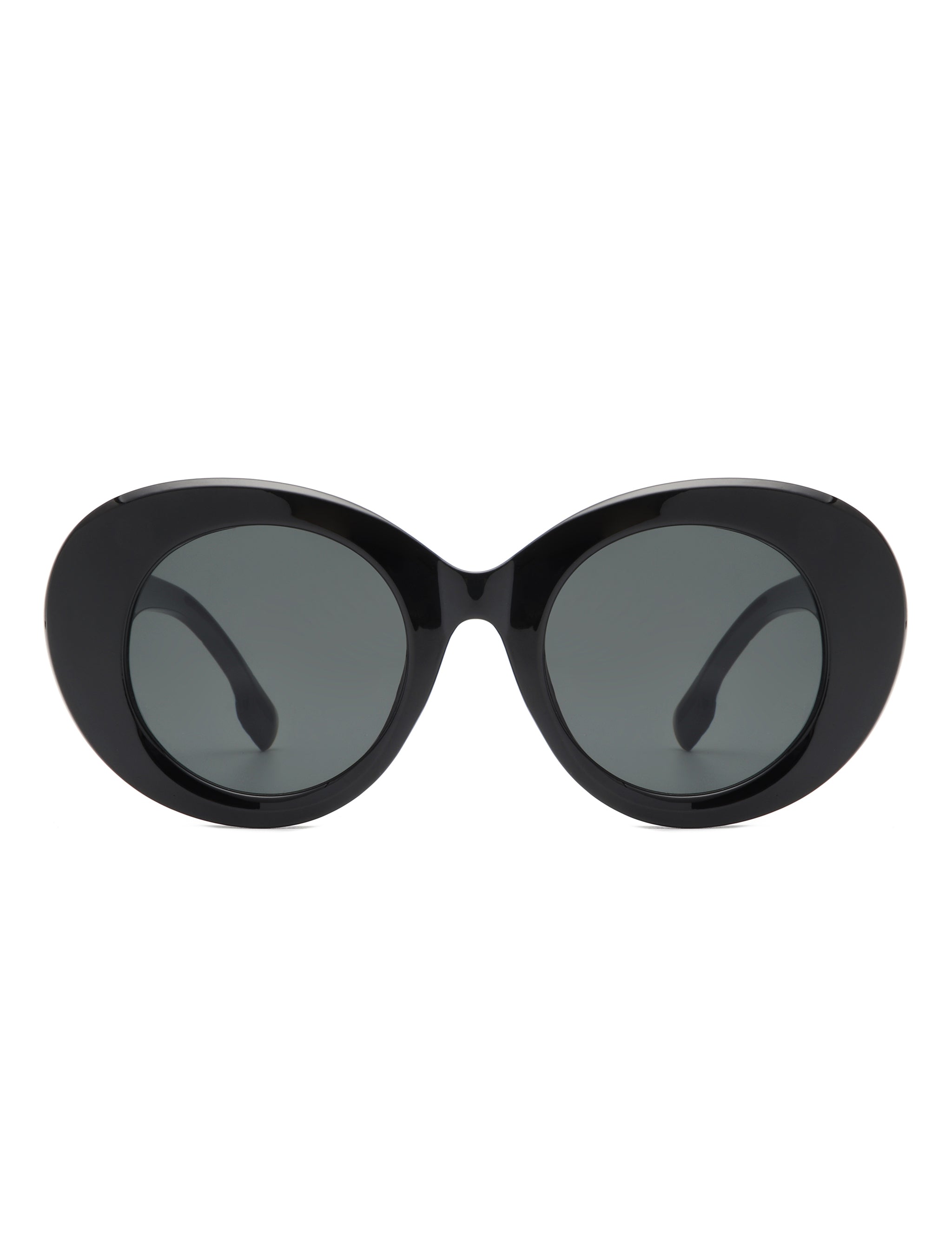 Optic - Round Oval Oversized Women's Fashion Sunglasses - Charming Charlie