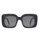 Vaelos - Chunky Flat Top Square  Thick Frame Sunglasses - Charming Charlie