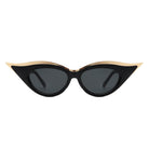 Vaelan - Round Extreme Cat Eye Women's Sunglasses - Charming Charlie