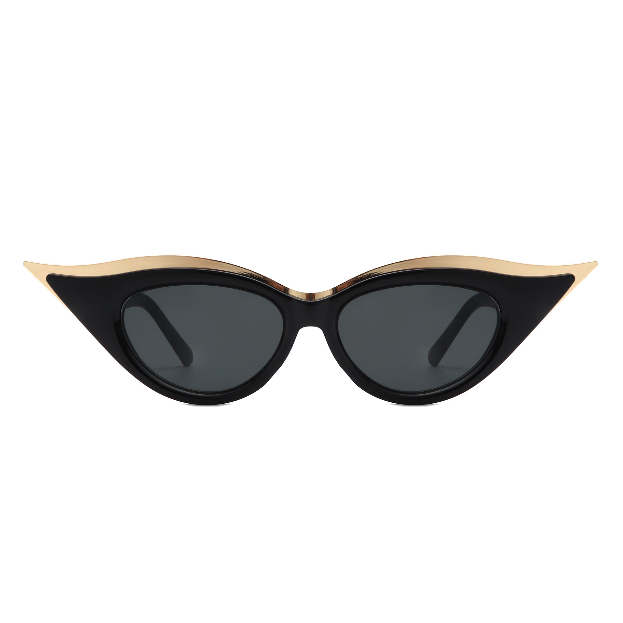 Vaelan - Round Extreme Cat Eye Women's Sunglasses - Charming Charlie