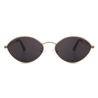 Ufril - Oval Retro Geometric Round Glitter Fashion Sunglasses - Charming Charlie