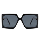 Yellowra - Women Oversize Retro Square Large Fashion Sunglasses - Charming Charlie