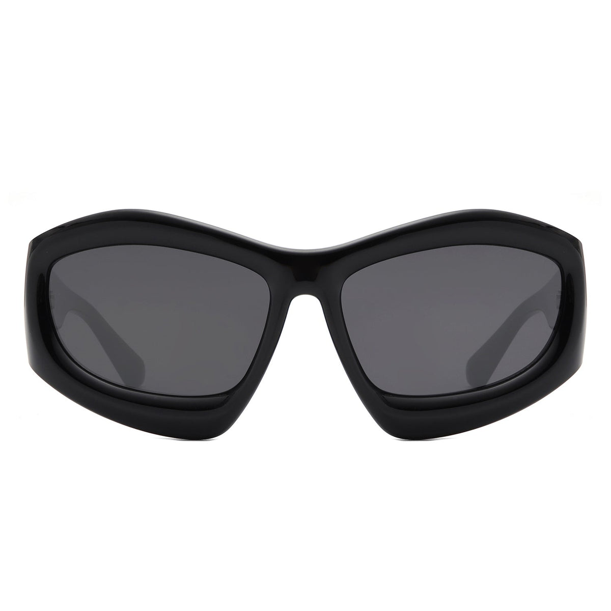 Xaron - Geometric Square Tinted Oversize Chunky Fashion Sunglasses - Charming Charlie