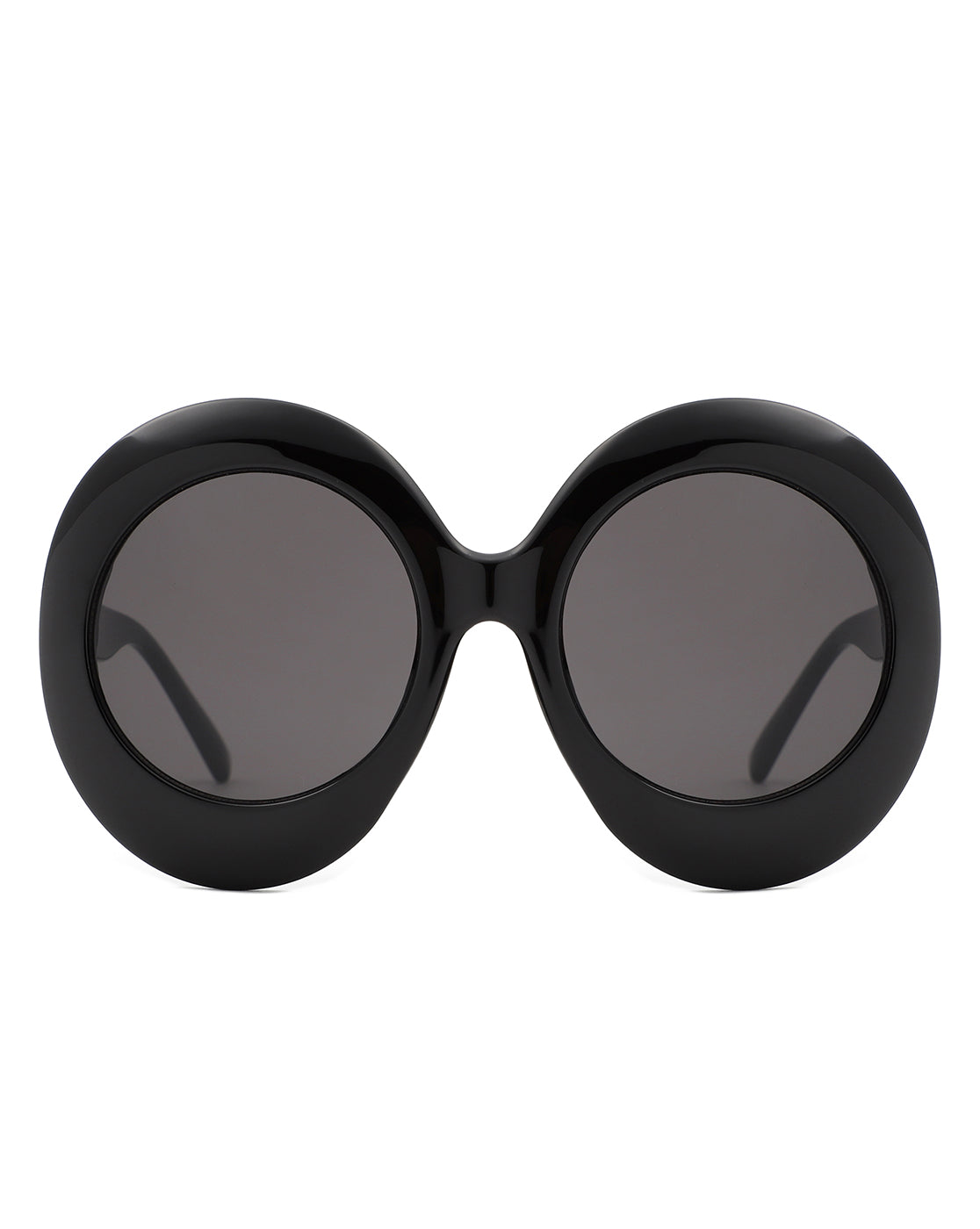 Quest - Oversized Oval Round Women's Fashion Sunglasses - Charming Charlie