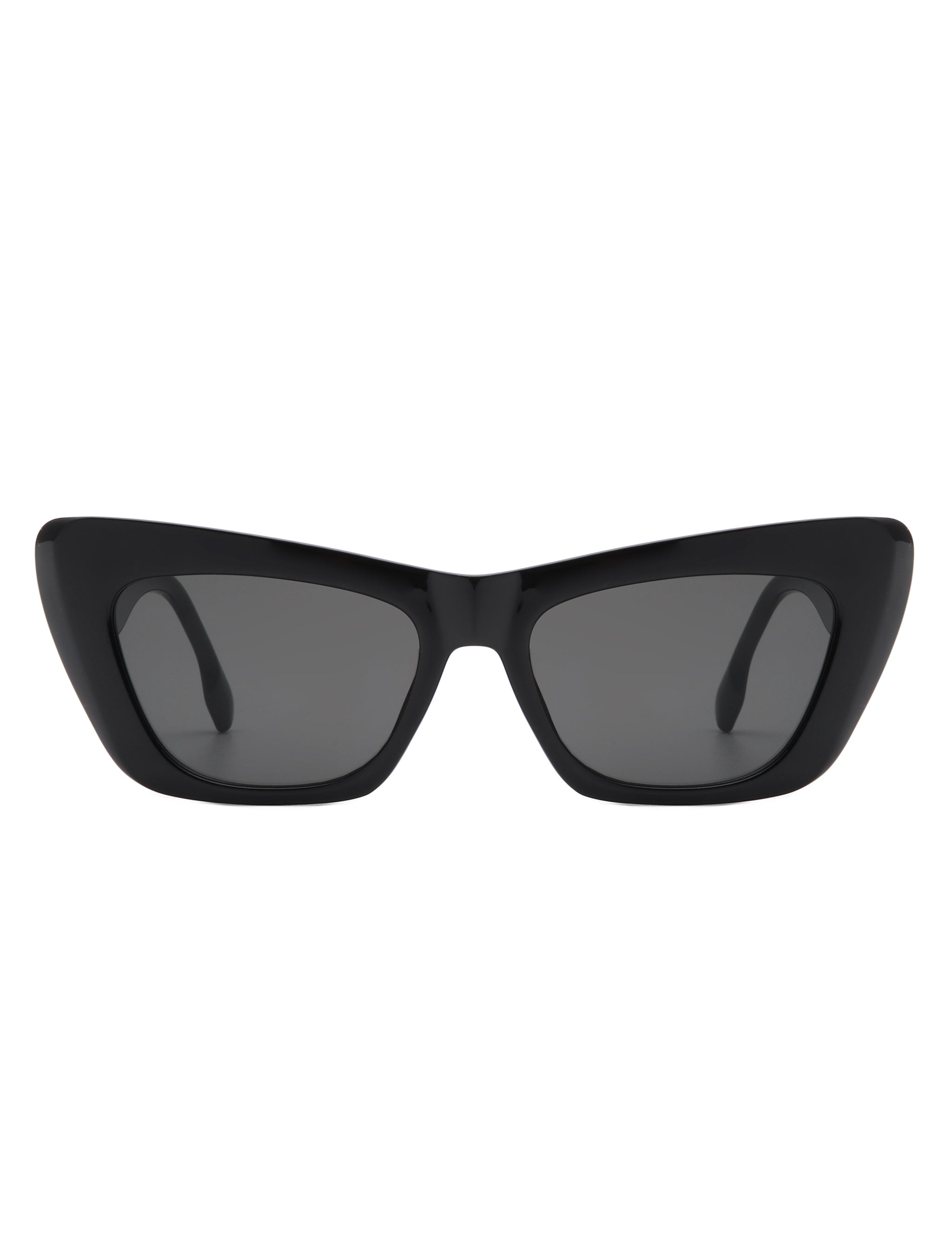 Hush - Chic Retro Tinted Cat Eye Women's Fashion Square Sunglasses - Charming Charlie