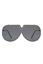 Dazzle - Oversized Luxury Aviator Sunglasses - Charming Charlie