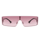 Vortex - Square Wrap-Around Retro Rectangle Fashion Sunglasses - Charming Charlie