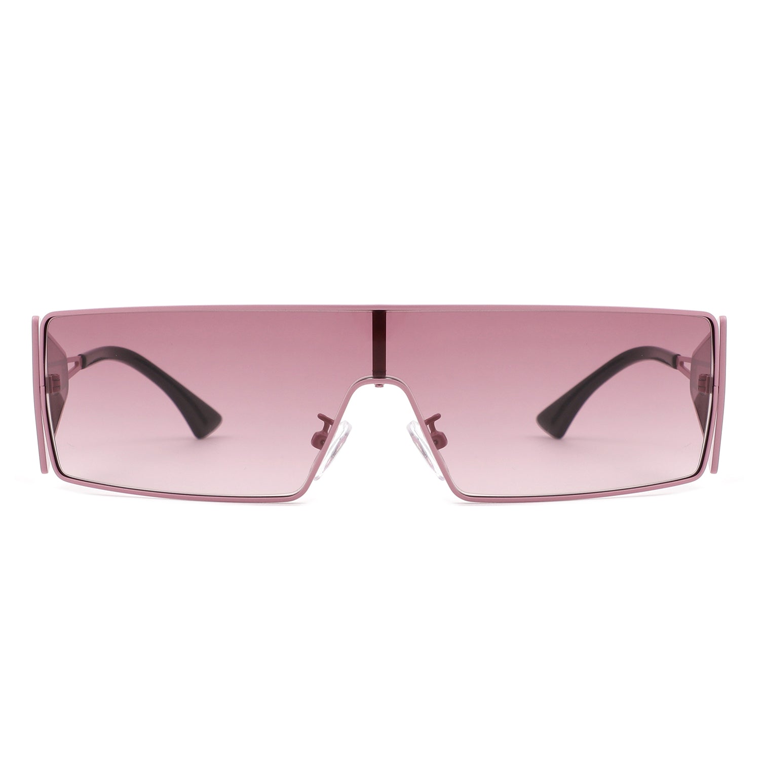 Vortex - Square Wrap-Around Retro Rectangle Fashion Sunglasses - Charming Charlie