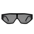 Firelily - Geometric Square Oversize Futuristic Fashion Sunglasses - Charming Charlie