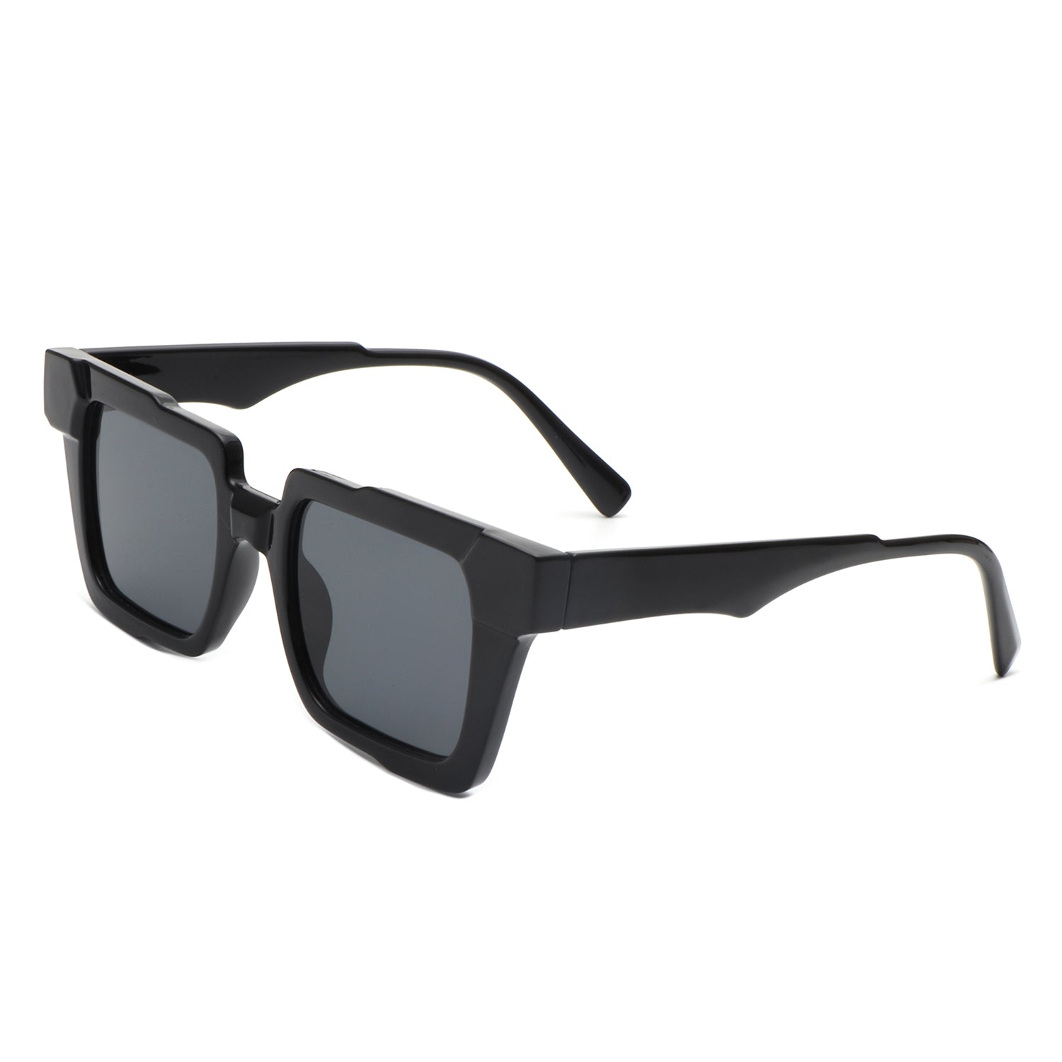 Xeno - Flat Top Geometric Fashion Square Sunglasses - Charming Charlie