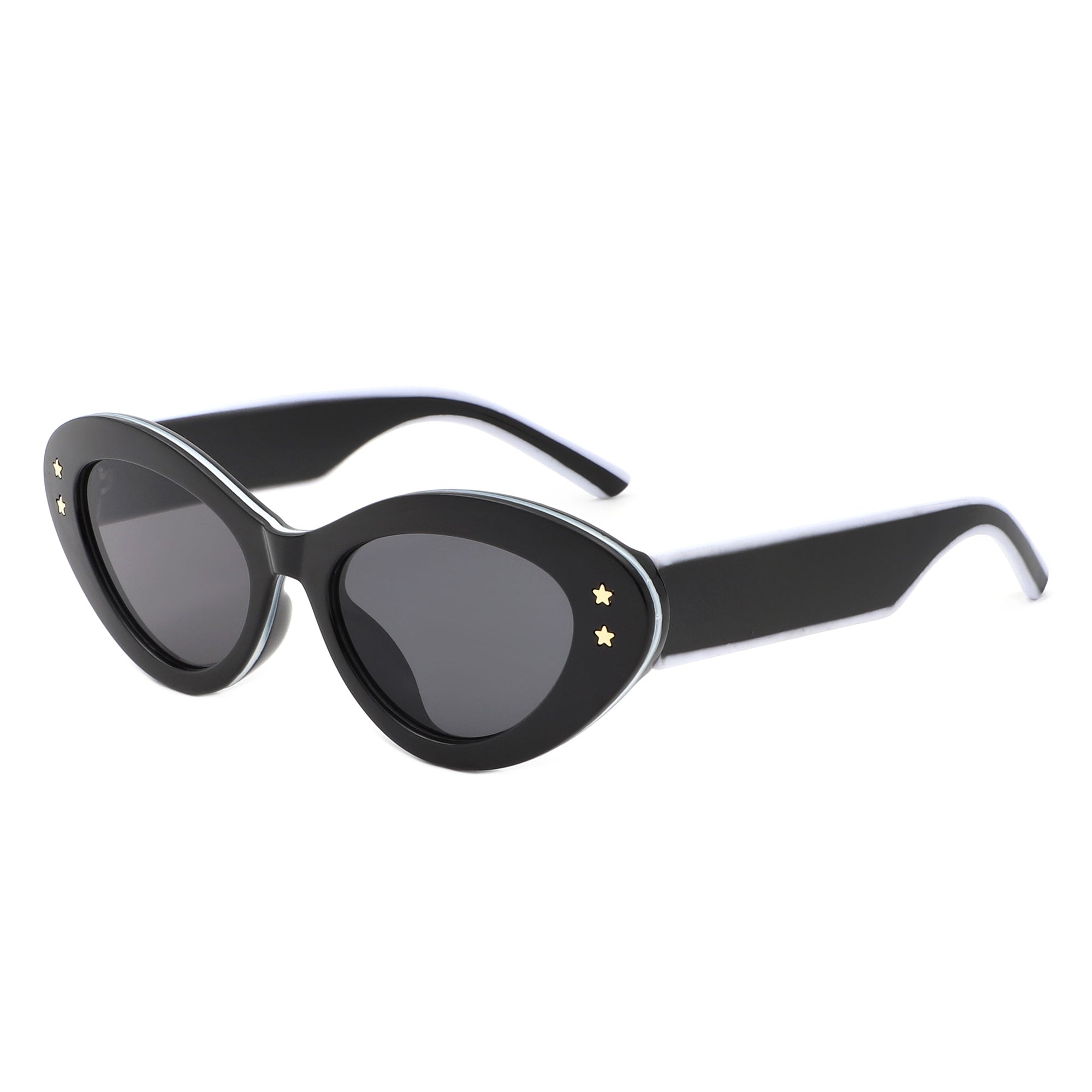 Elandor - Cat Eye Oval Star Designed Sunglasses - Charming Charlie
