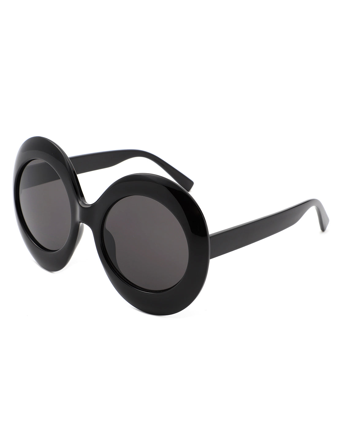 Quest - Oversized Oval Round Women's Fashion Sunglasses - Charming Charlie
