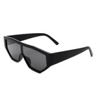 Firelily - Geometric Square Oversize Futuristic Fashion Sunglasses - Charming Charlie