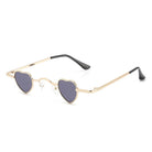 Zyral - Metal Heart Shaped Tinted Mini Color Pop Sunglasses - Charming Charlie